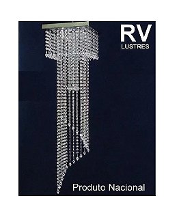 Lustre de 1,60 para ambientes altos