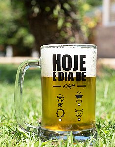 Caneca "Hoje é dia de"