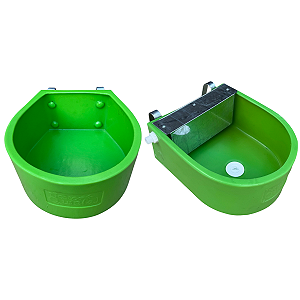 Kit Prático Comedouro Elevado e Bebedouro Automático Verde