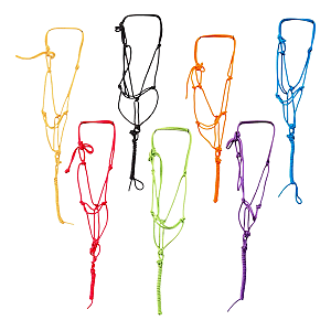 Cabresto 7 Nós Reforçado Ideal Para Manejo De Cavalos Colors