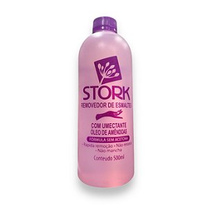 Removedor De Esmaltes Sem Acetona Stork 500ml Óleo Amêndoas