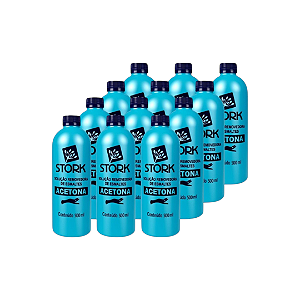 KIT Removedor de Esmalte A Base De Acetona Stork 500ml (12 unidades)