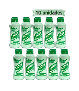 Kit Lutex acetona Removedor 100ml removedor de esmalte 10 und