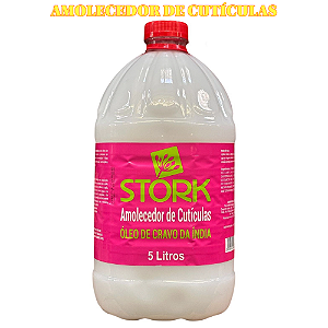 Amolecedor de cutículas stork com óleo de cravo da índia 5 litro