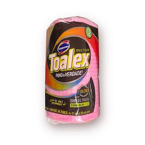 Pano Multiúso Reutilizável Toalex Colors Rosa