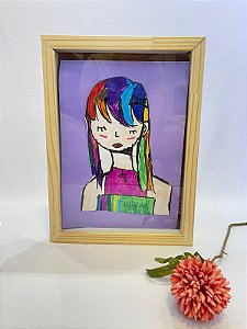 Quadro Mabi Expositor de Desenhos Vertical