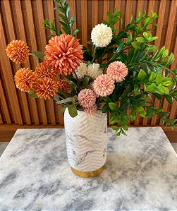 Vaso Pavaneli Marmorizado