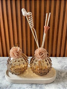 Kit Fe Lavabo Com Bandeja Em Concreto