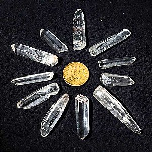 05 Cristal Laser Rolado 28mm Sem Furo Para Montar Pingente ATACADO