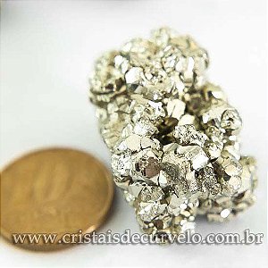 20 Pirita Peruana 55mm Pedra Bruta Natural P/ Orgonite ATACADO