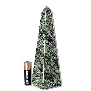 Obelisco Quartzo Brasil Pedra Natural 15,5cm 440g Cod 142200