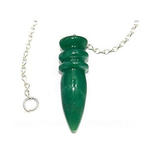 03 Pêndulo QUARTZO VERDE Pedra Natural Lapidação Egípcio Atacado