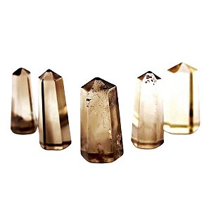 01 Mini Pontinha Citrino Pedra Natural 20 a 30mm MP3872