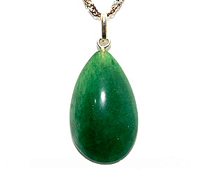 05 Pingente Gota Quartzo Verde Montagem Pino Prata 950 Atacado