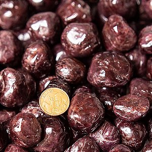 1 kg Granada Rodolita com Asterisco Rolado P 10 a 20mm TipoB