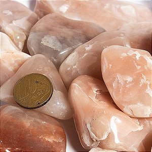 1 kg Quartzo Goiaba Rolado Pedra Natural G 30 a 45mm Classe B