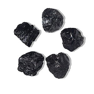 10 Turmalina Preta Pedra Natural 80 a 90g Média 6cm Tipo B Atacado