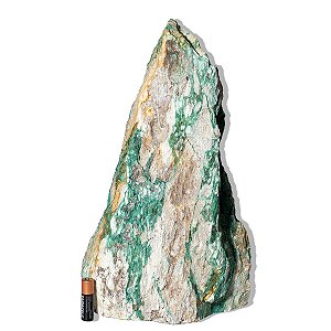 01 Jadeita Pedra Pé Serrado Natural 8,5Kg 36cm Tipo B