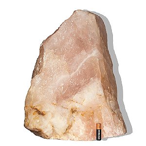 Cristal Rosa Pedra Pé Serrado Natural 35,6Kg 37cm Classe B