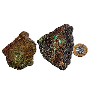 05 Malaquita Pedra Bruto Natural 150 a 200g 6 a 10cm Tipo C