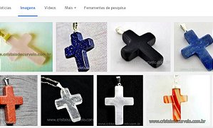 100 Pingente Misto Crucifixo Pedras Diversas Montagem Dourado