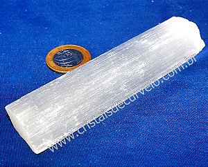 10 Selenita Bastao Medio 12 a 14cm Bruto Canudo ATACADO