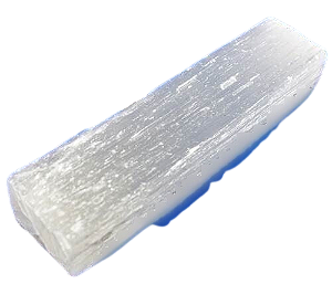 10 Selenita Bastão Médio 10 a 12cm Bruto Canudo Natural Atacado