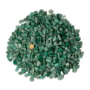 05 Kg Quartzo Verde Rolado Pedra Natural P 10 a 20mm Tipo B