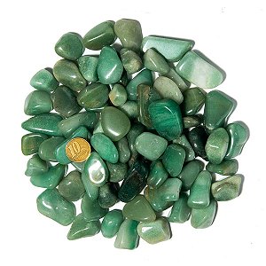 1 kg Quartzo Verde Rolado Pedra Natural M 20 a 35mm Tipo B