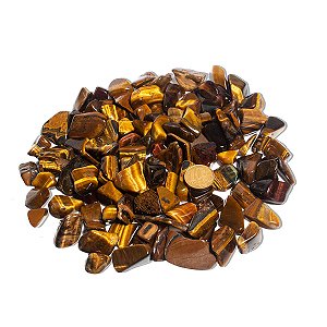 5kg Olho de Tigre Rolado Pedra Natural P 10 a 20mm Tipo C