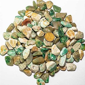 1kg Jadeita Verde Rolado Pedra Natural P 10 a 20mm Tipo B