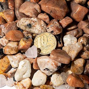 5kg Turmalina No Feldspato Rolado Natural P 10 a 20mm Tipo C