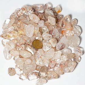 5kg Cristal com Inclusão Rolado Natural G 30 a 45mm Tipo B