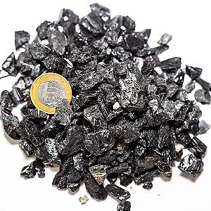 10kg Turmalina Preta Pedra Grão 20mm Aprox. Para Industria