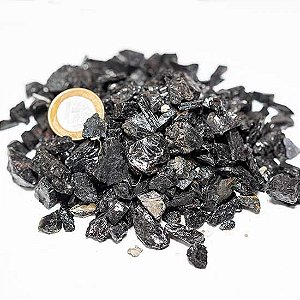 5kg Turmalina Preta Pedra Grão 9mm Aprox. Para Industria