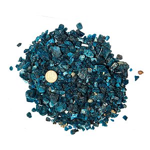 1 kg Apatita Azul Granulado Pra Orgonite REFF PA4729