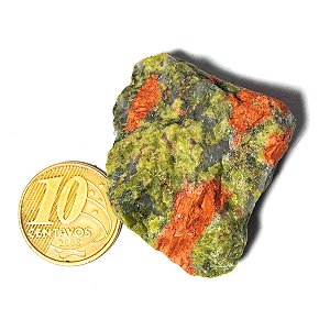 01 Unakita Natural Pedra Bruta 20 a 50mm 25 a 50g