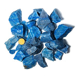 1 kg Pedras Brutas Quartzo Azul Cristal Tam Médio Classe A