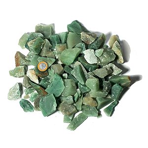 05 Kg Cascalho Bruto Quartzo Verde Natural 10 a 70mm Tipo B