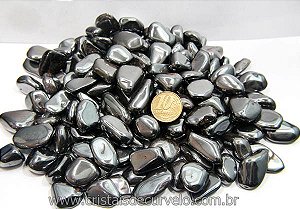 1 kg Hematita Rolado Pedra Natural G 30 a 45mm Tipo A