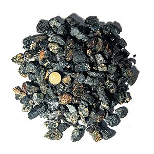 1 kg Turmalina Preta Pedra Grão 20mm Aprox. Para Industria