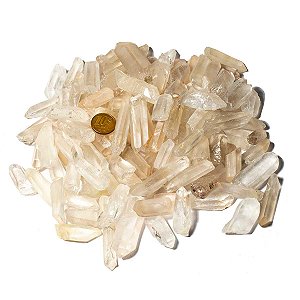 01 Kg Cristal Lemuria Montagem de Orgonite 2 a 5cm Classe B