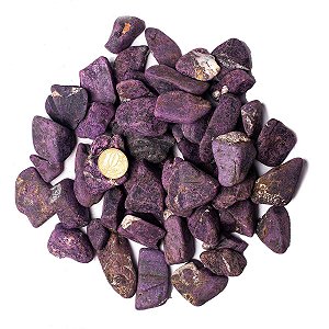 1 kg Purpurita M Pedra Rolada Opaco 30mm Classe B