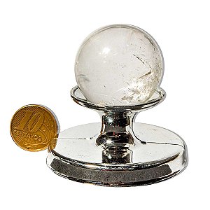 05 Esfera Cristal Pedra Natural 30 a 35mm 30 a 60g Tipo C