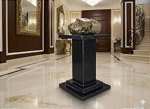 Pedestal Base ou Suporte Para Esfera em Granito Reff 109095
