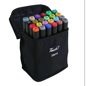 BOX CANETINHA TOUCH 24 CORES