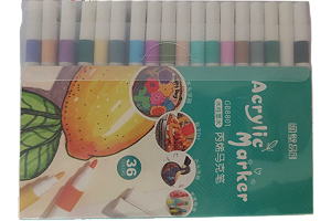 CANETINHA ACRILITA C/ 36 CORES