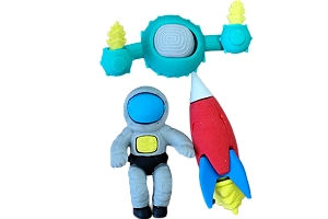 BORRACHA LANCHEIRA  ASTRONAUTA