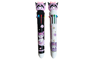 CANETA KUROMI 10 CORES