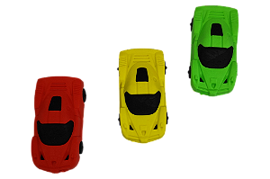 BORRACHA MINI CARROS UNIDADE
